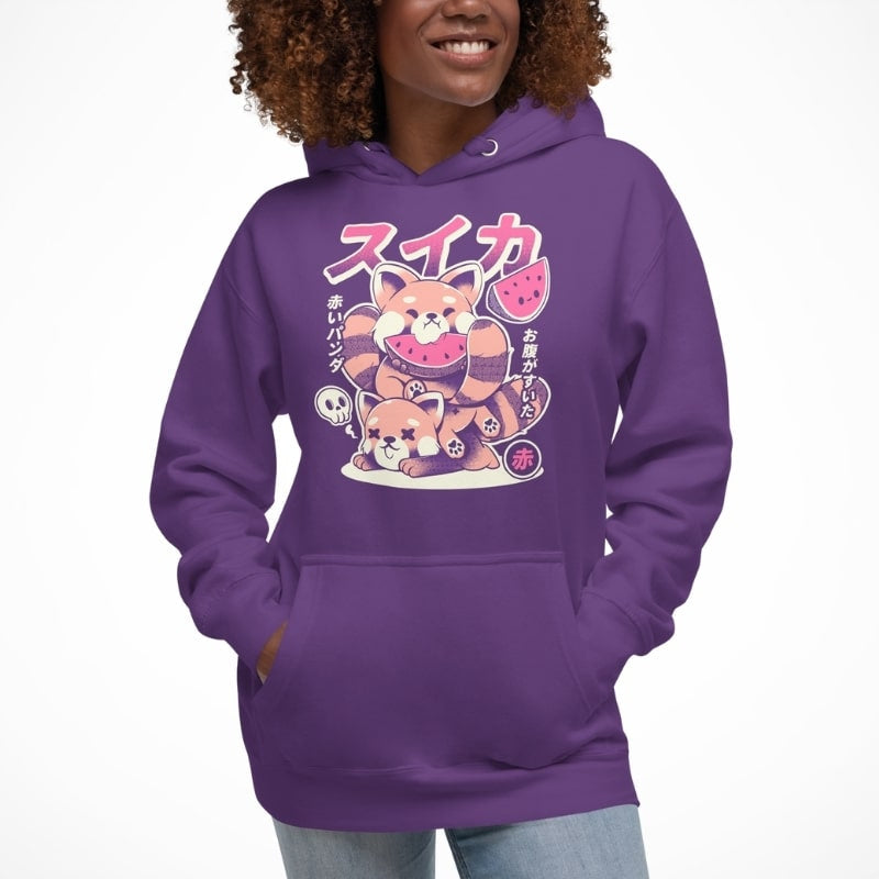 Sweat Japonais Panda Roux