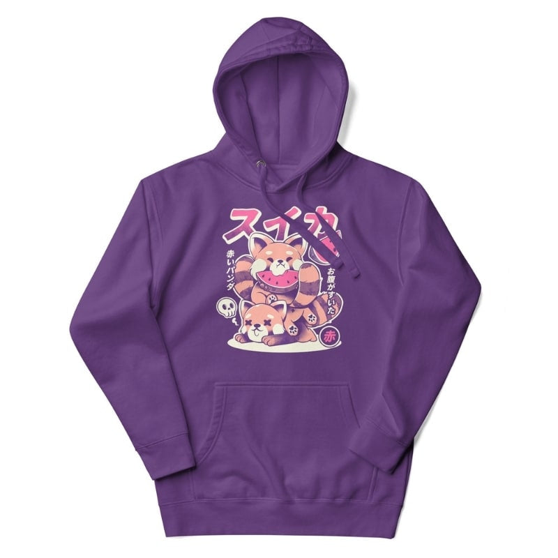 Sweat Japonais Panda Roux - S