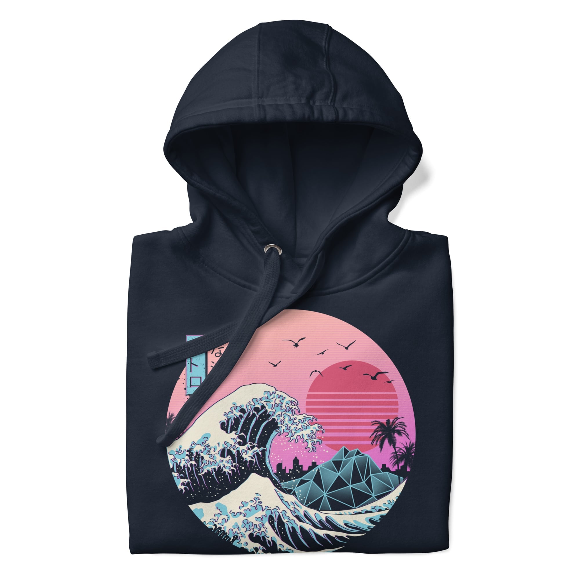 Sweat Japonais Rétro Kanagawa