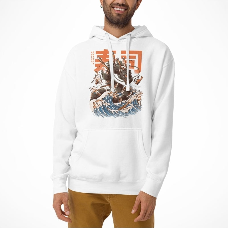 Sweat Japonais Sushi Dragon