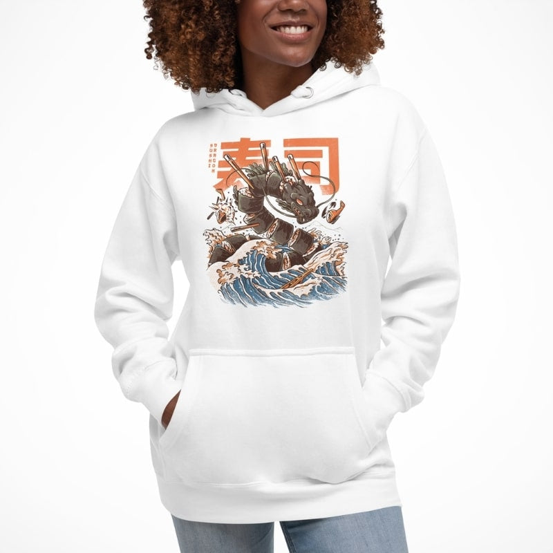 Sweat Japonais Sushi Dragon