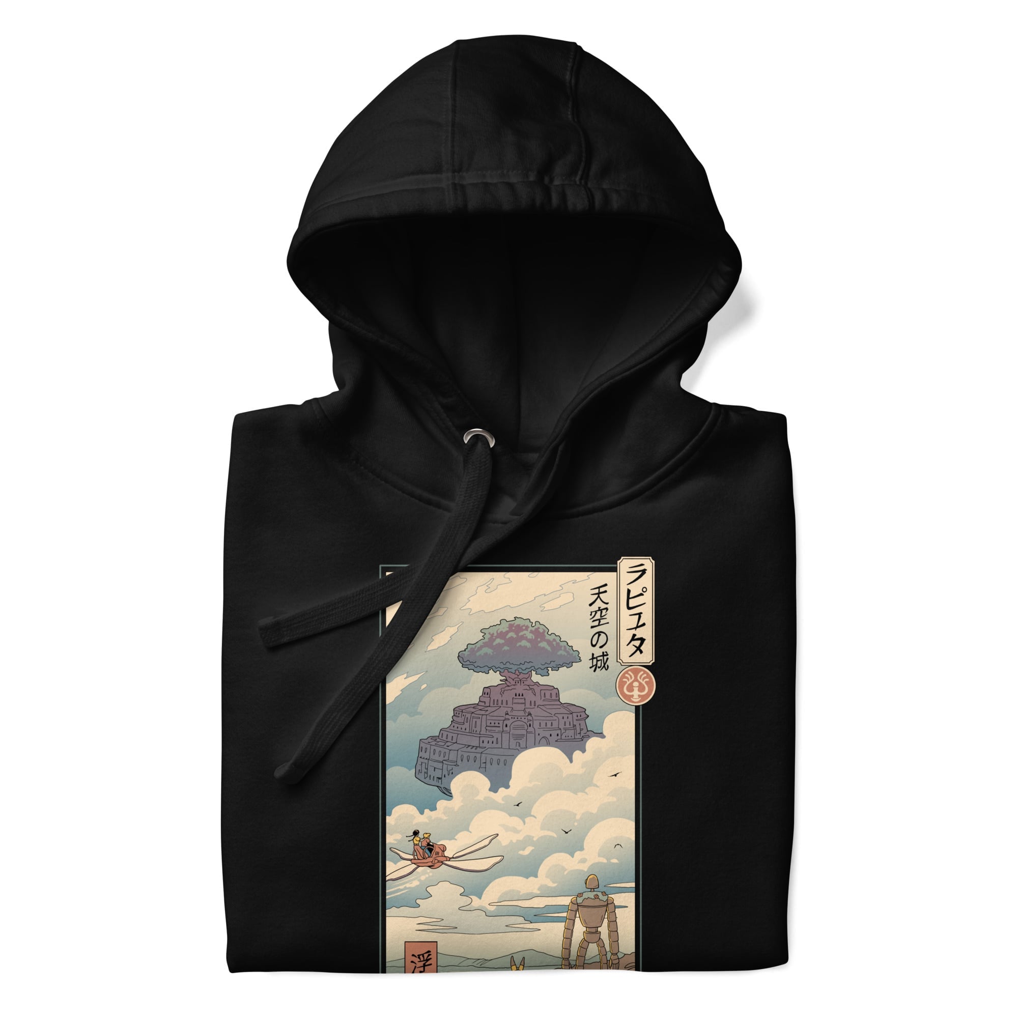 Sweat Japonais Ukiyo-e Laputa