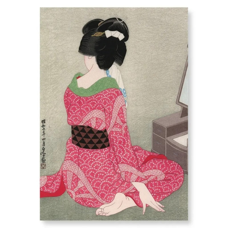 Tableau Japonais Femme - A4