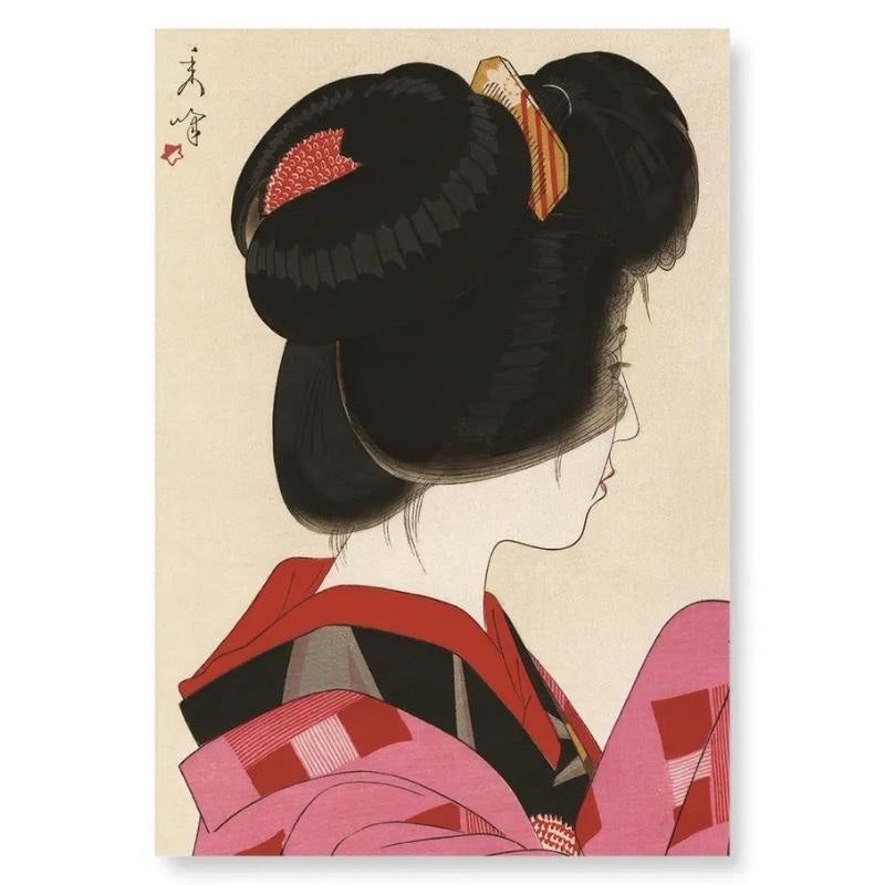 Tableau Japonais Geisha - A4
