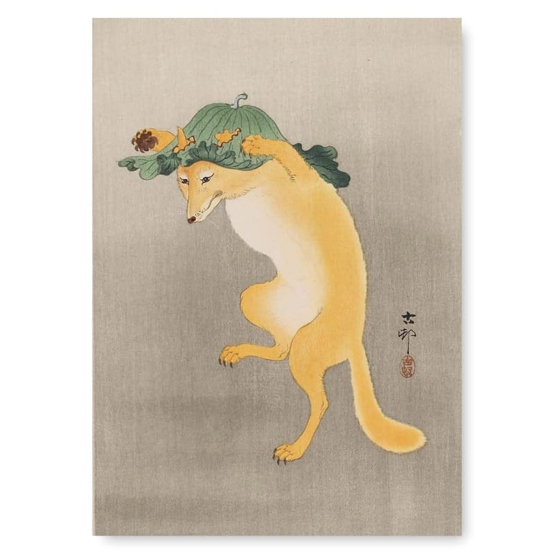 Tableau Japonais Kitsune - A3