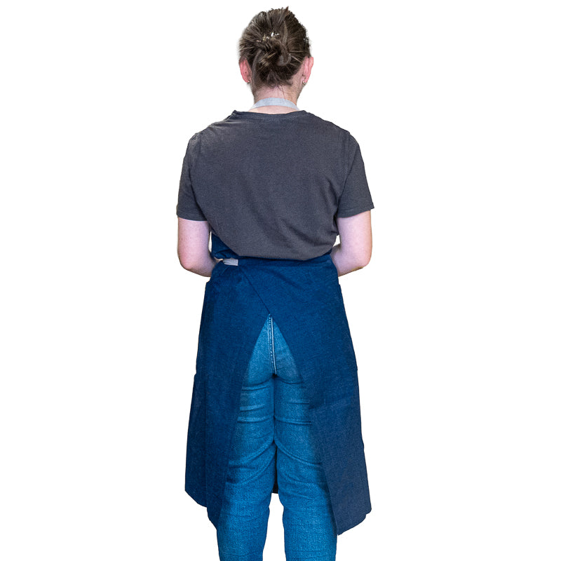 Tablier de Cuisine Japonais Bleu