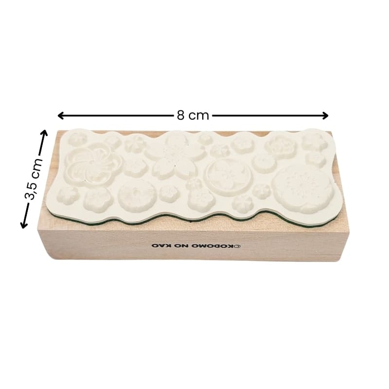 Tampon en Bois Fleurs du Japon
