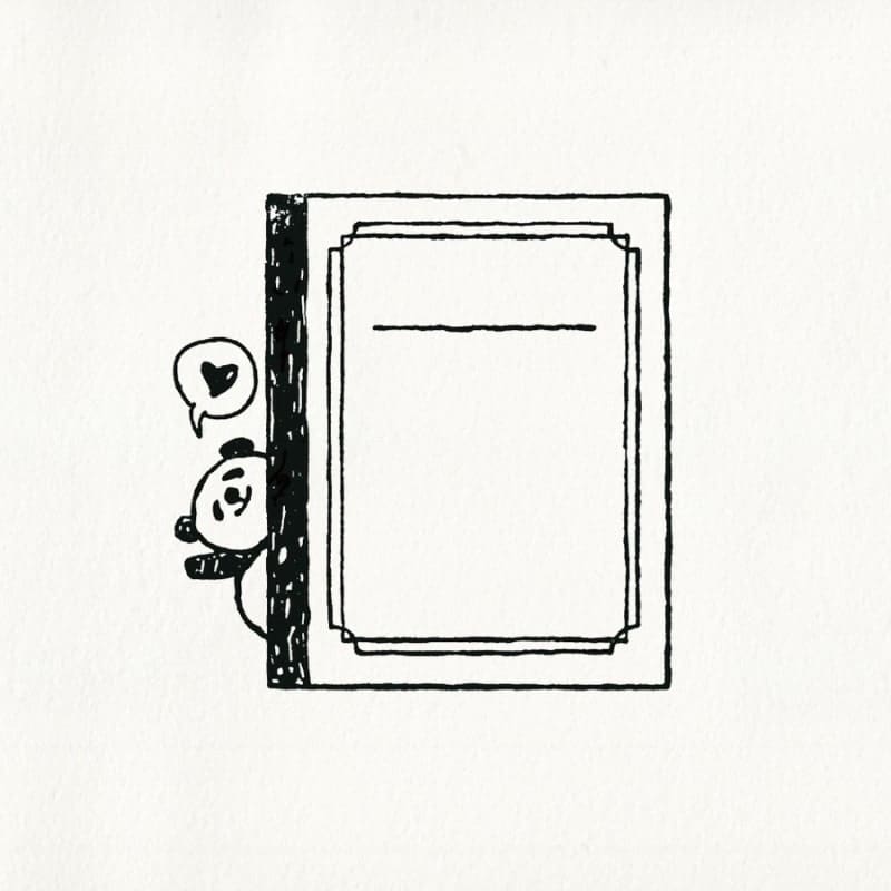 Tampon Japonais Panda Notes