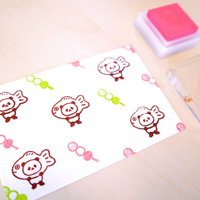 Tampons Transparents Japonais Panda