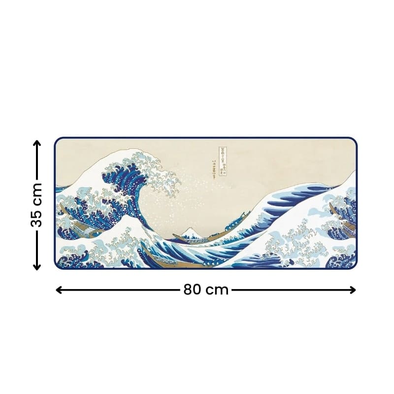 Tapis de Bureau Grande Vague de Kanagawa