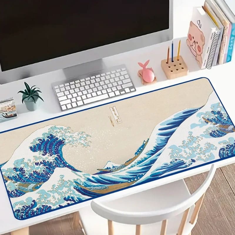 Tapis de Bureau Grande Vague de Kanagawa