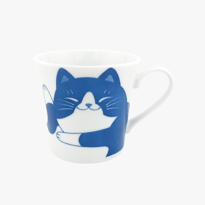 Tasse Japonaise Chat Bleu