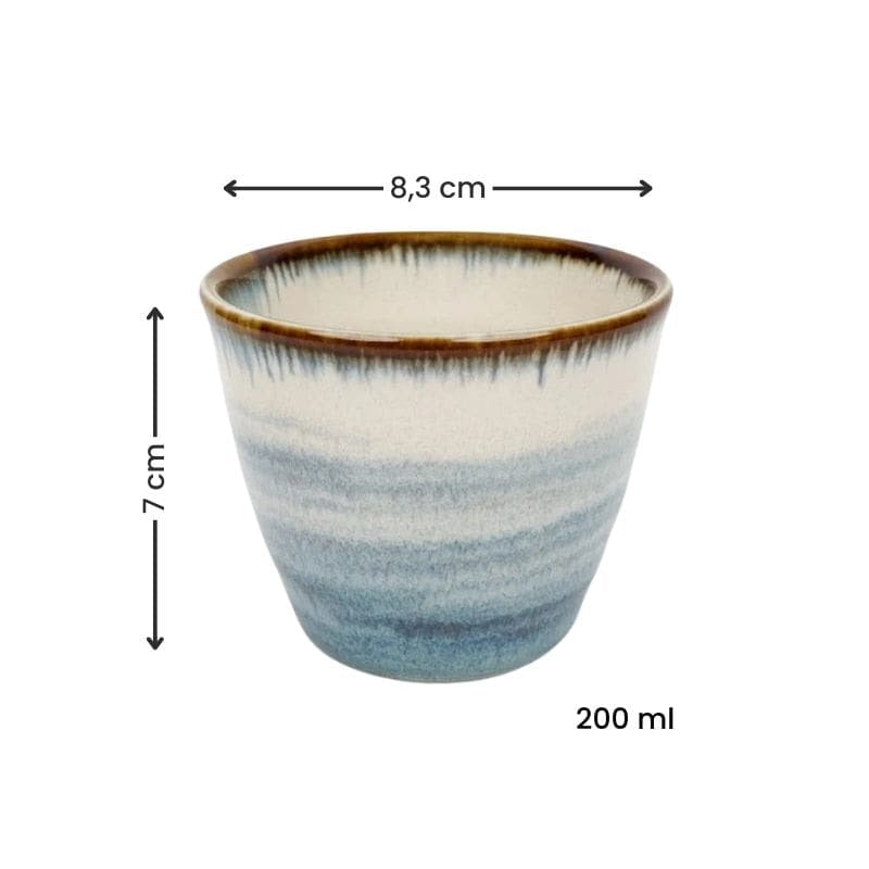 Tasse Japonaise Hakeme Bleu