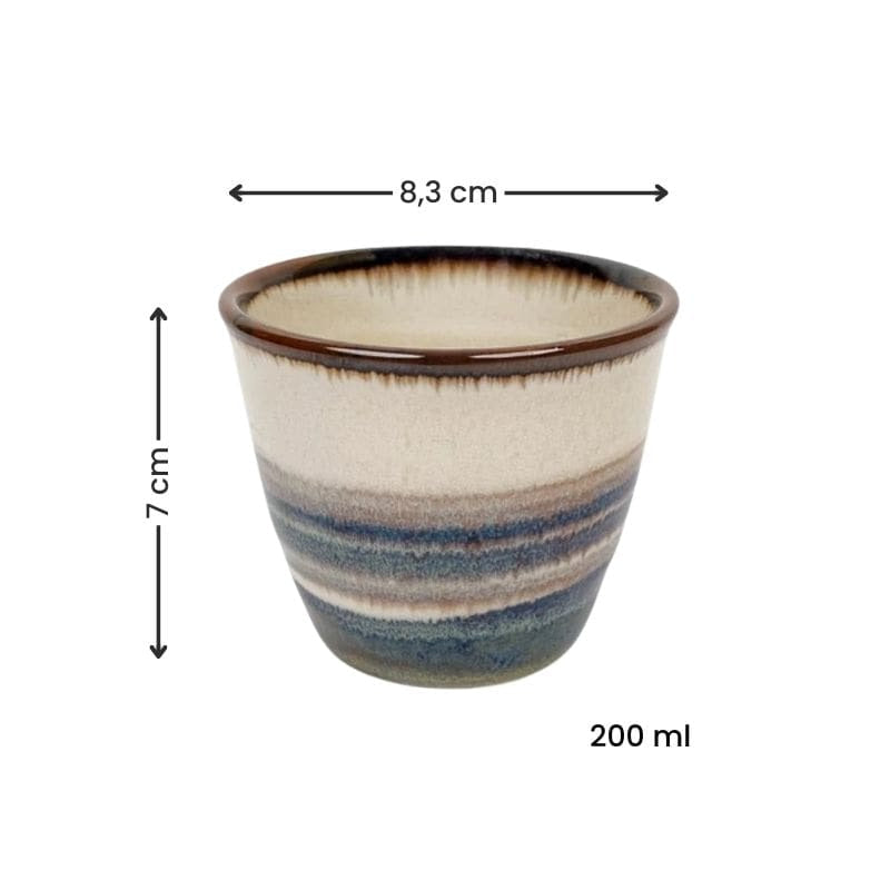 Tasse Japonaise Hakeme Marron