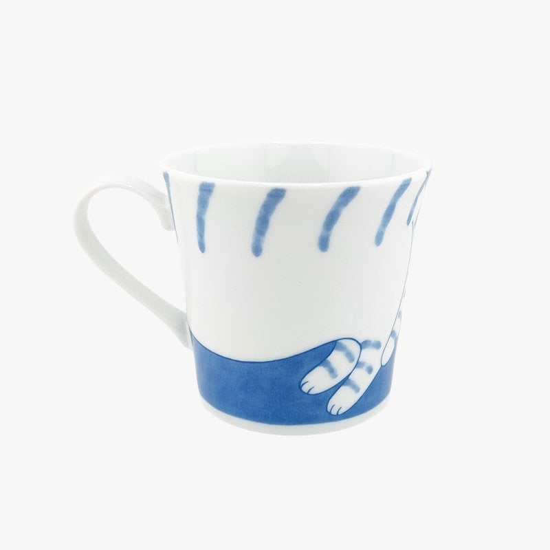 Tasse Japonaise Neko Bleu