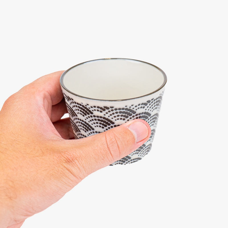 Tasse Soba Japonaise Motif Seikaiha