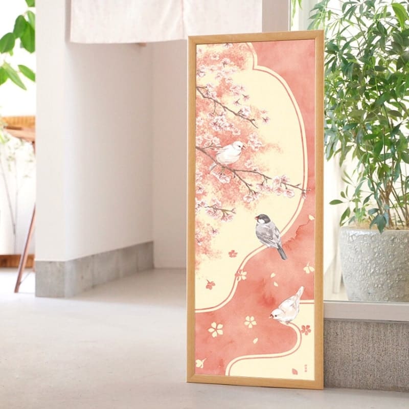 Tenugui Japonais Haru Tori