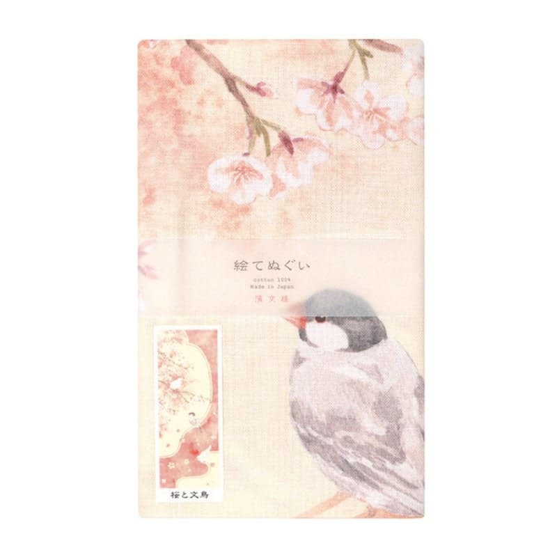 Tenugui Japonais Haru Tori