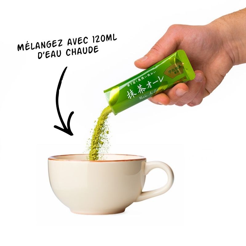 Thé en Stick Matcha au Lait