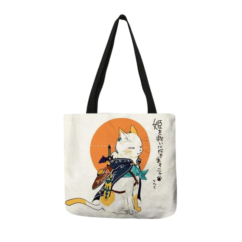Tote Bag Chat Japonais