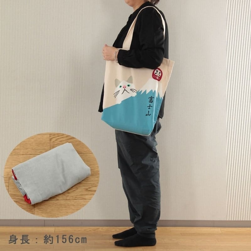 Tote Bag Fuji Neko Daruma