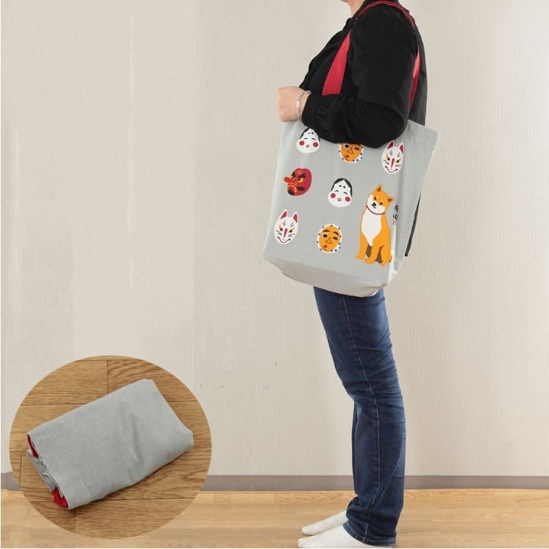 Tote Bag Gris Omote to Shiba