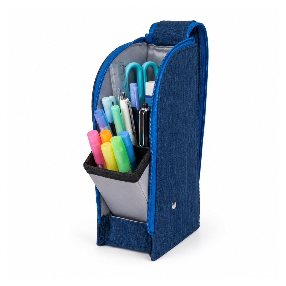 Trousse Pot à Crayons Bleu Marine