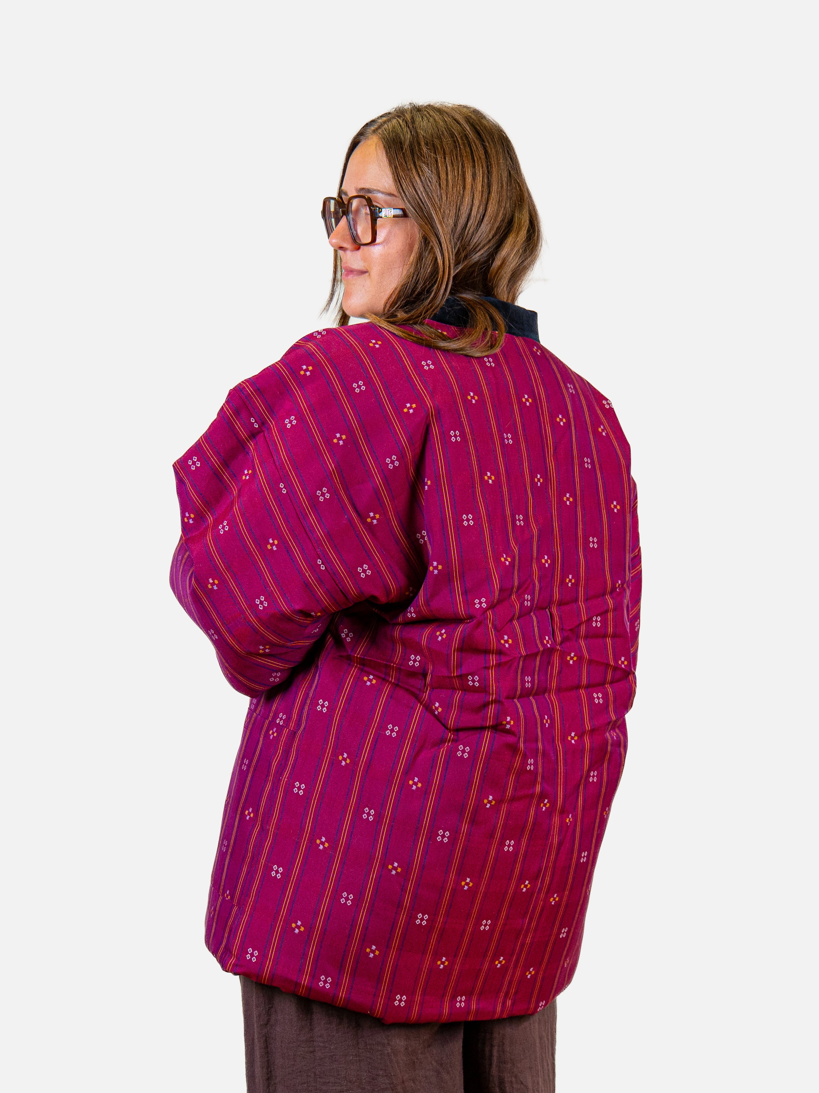 Veste Hanten Femme Rose Shima ni Hishi