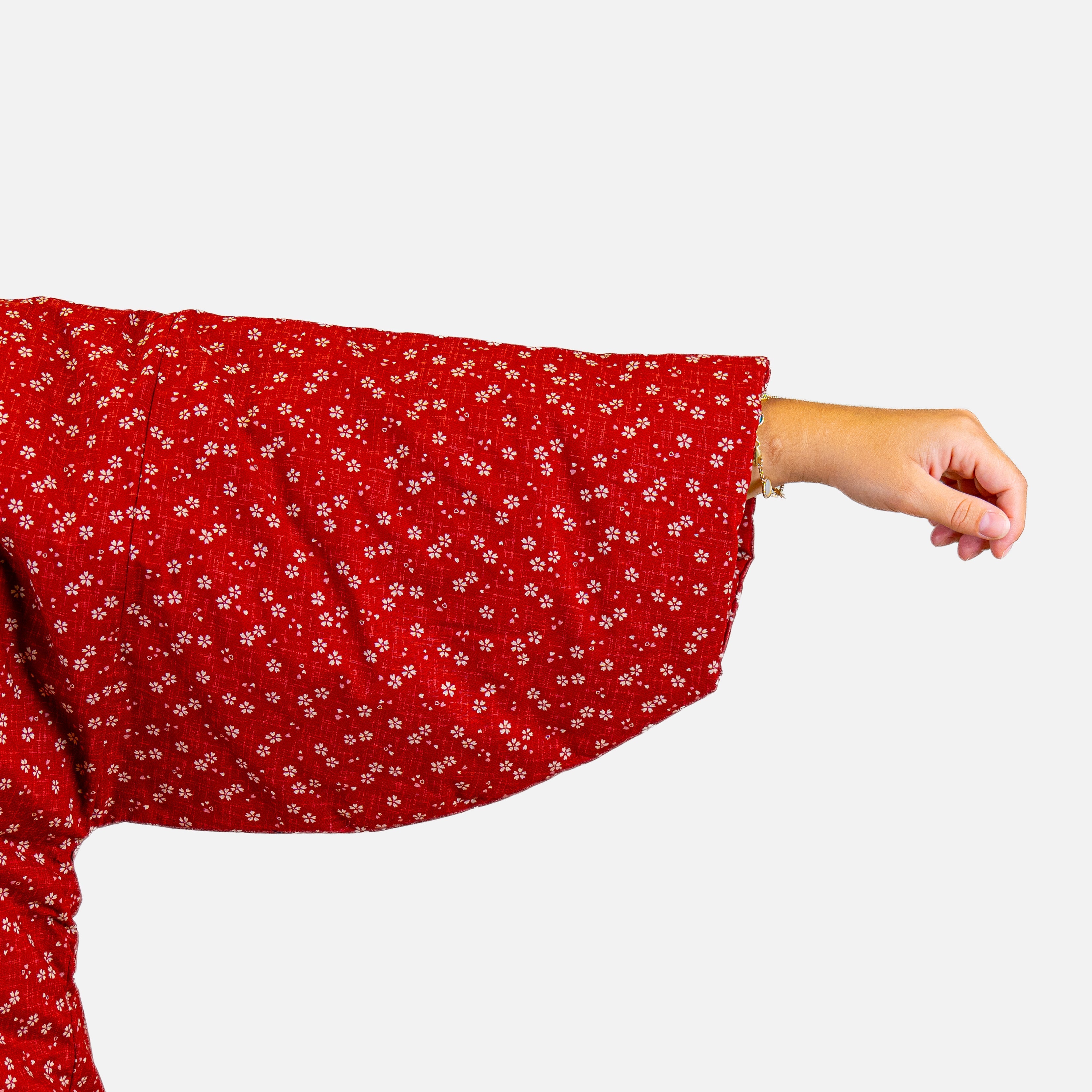 Veste Hanten Femme Rouge Sakura