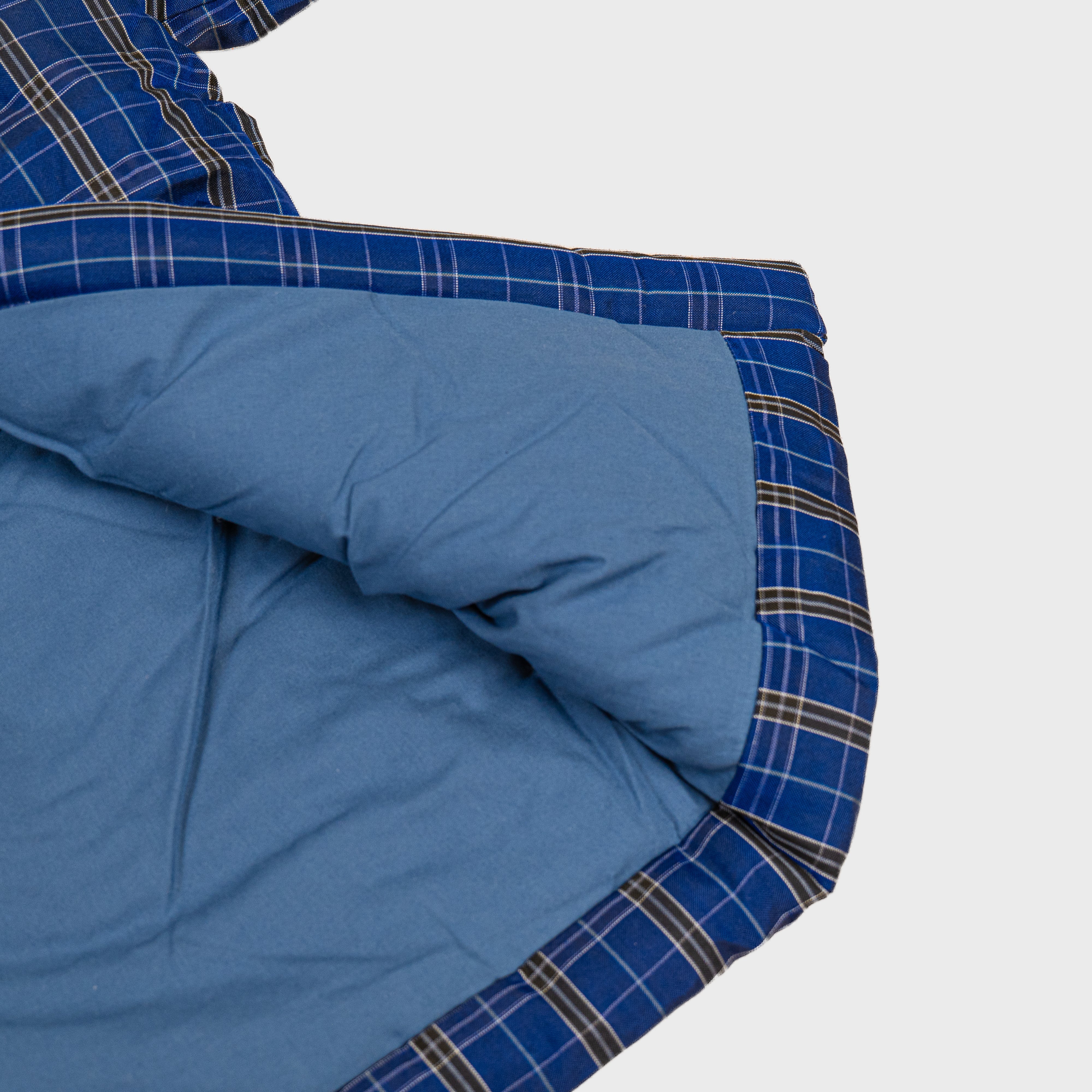 Veste Hanten Homme Bleue à Carreaux Kōshi