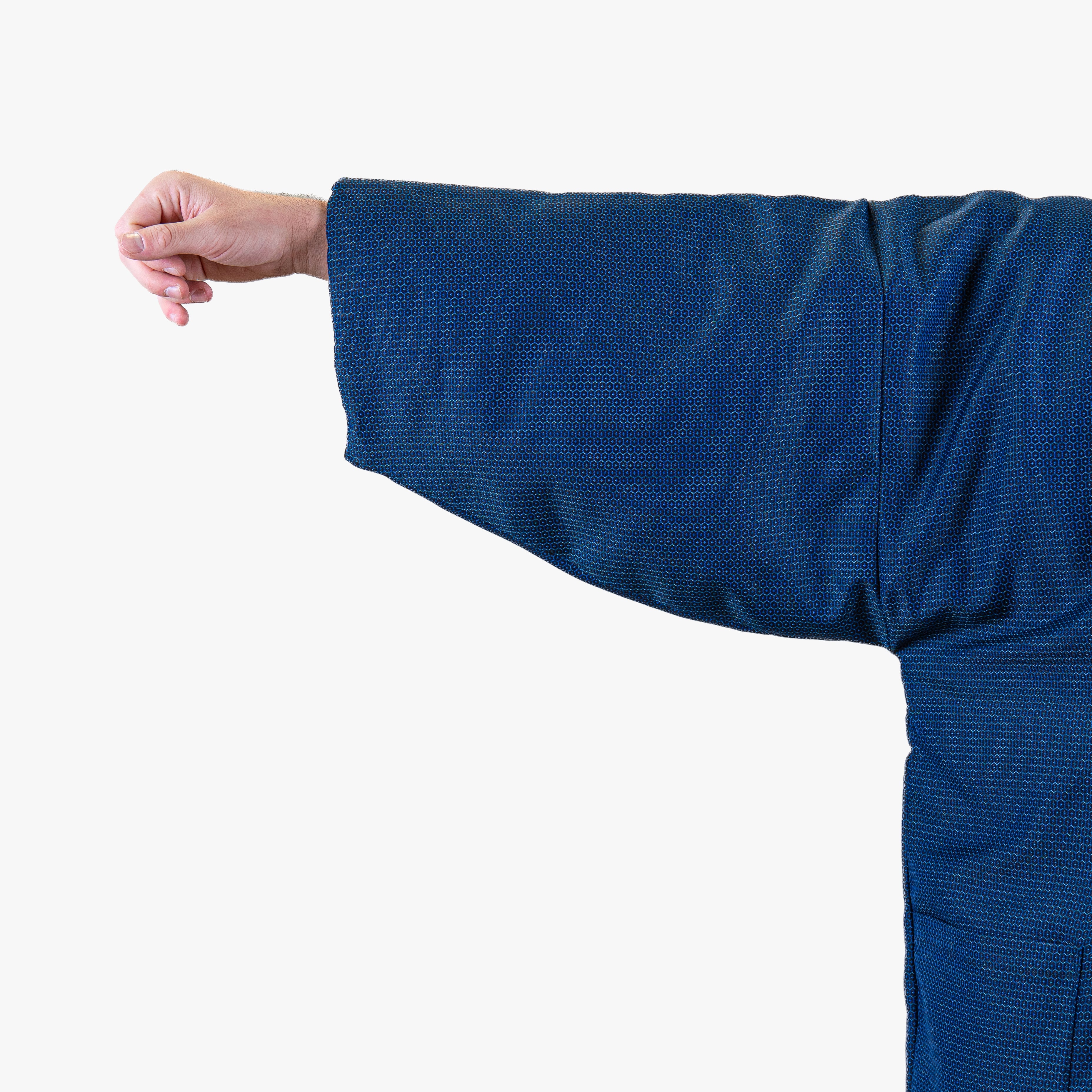 Veste Hanten Homme Traditionnelle Bleue