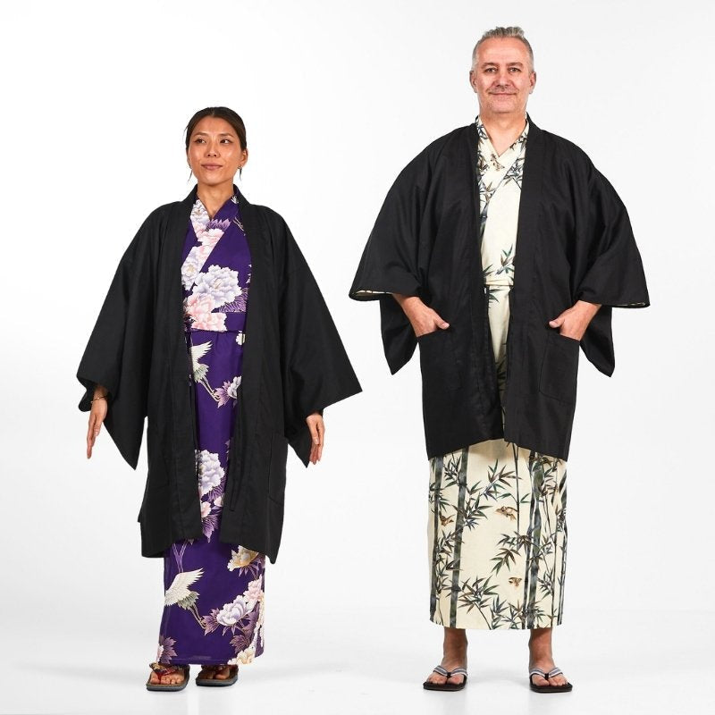 Veste Haori Japonaise Unisexe - Taille unique