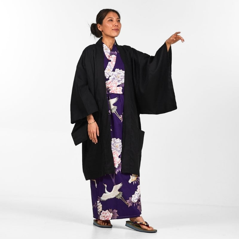 Veste Haori Japonaise Unisexe - Taille unique