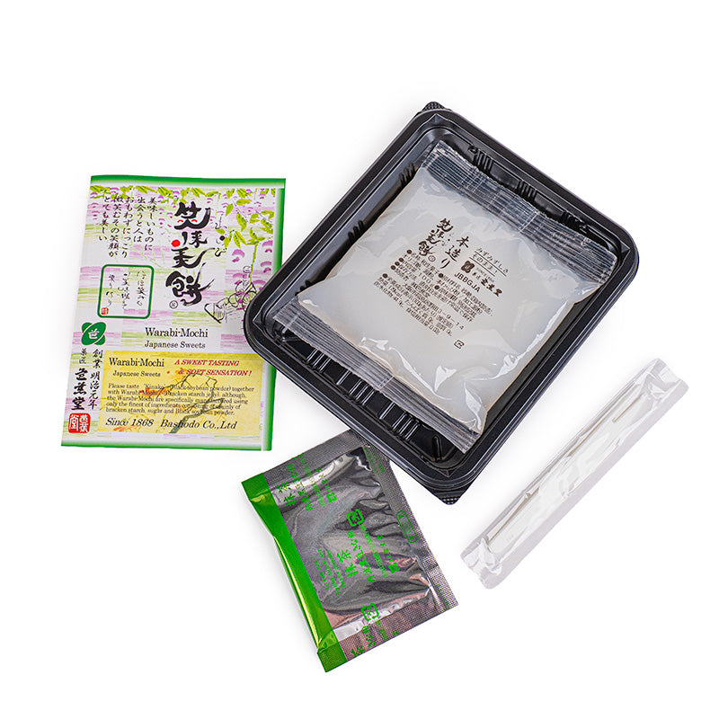 Warabi Mochi au Matcha