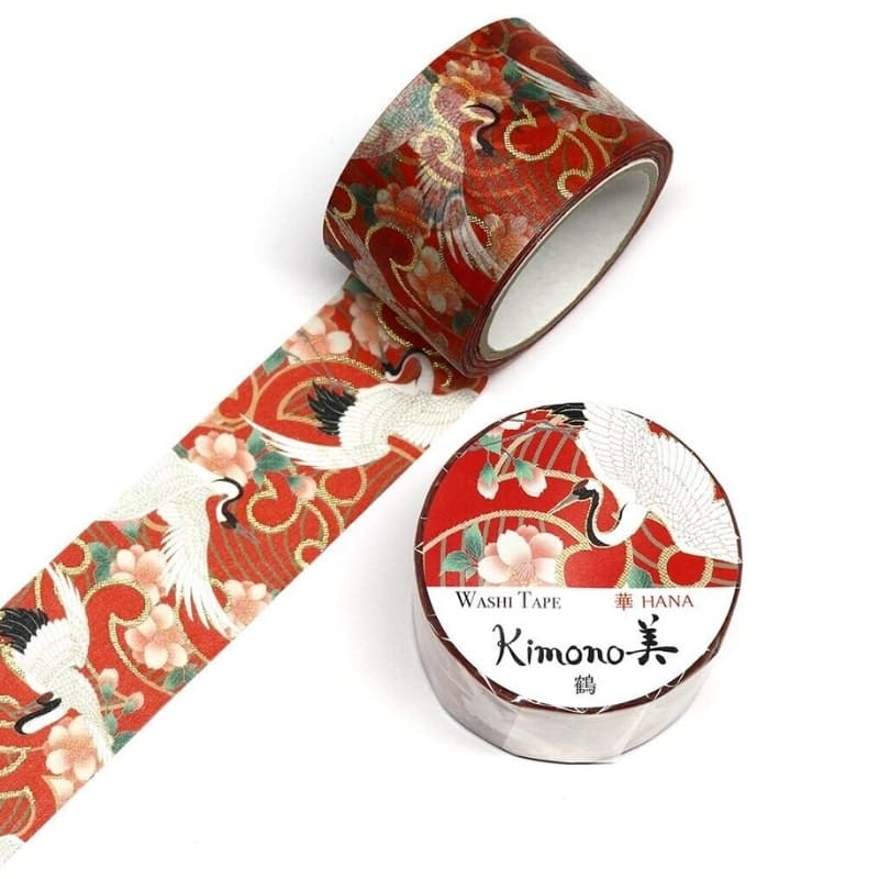 Washi Tape Japonais Grue
