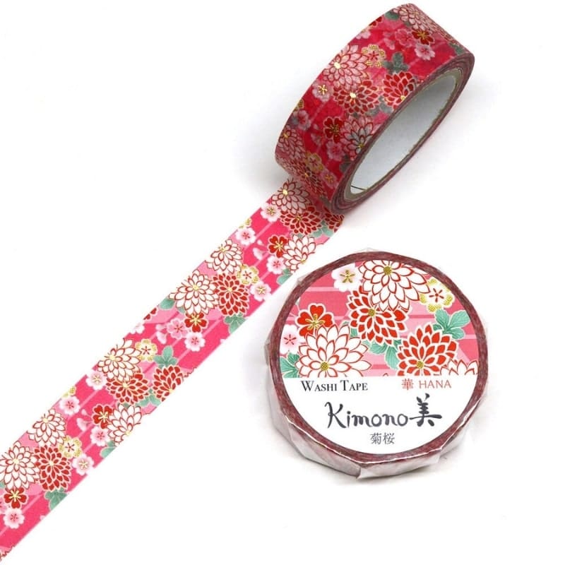 Washi Tape Japonais Kiku Sakura