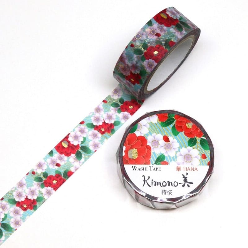 Washi Tape Japonais Tsubaki