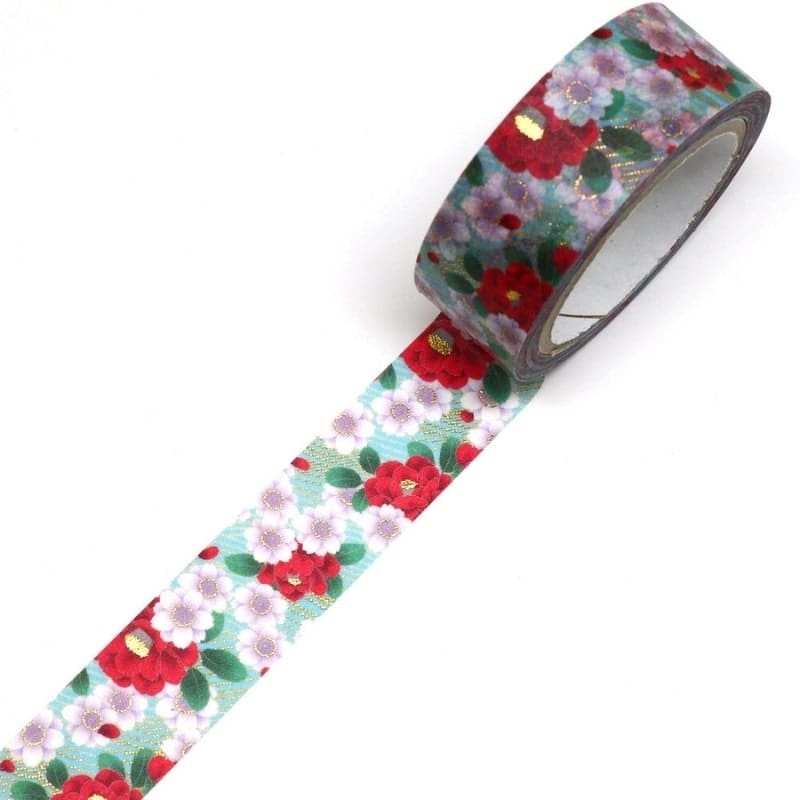 Washi Tape Japonais Tsubaki