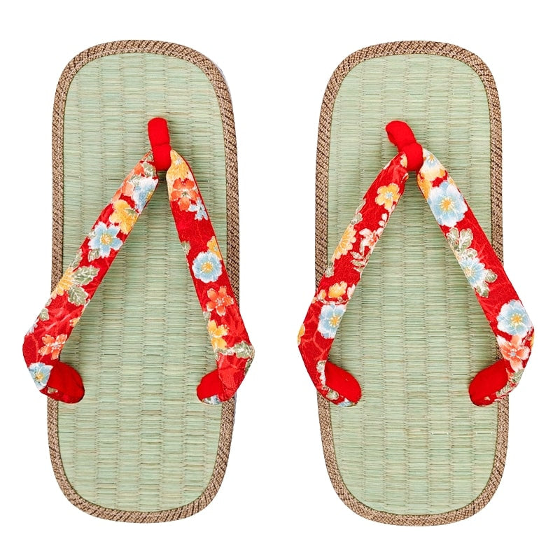 Zori Japonaises Femme Akai Hanao - M