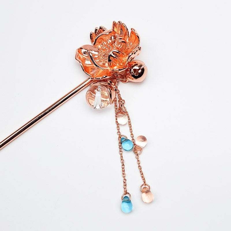 Kanzashi Fleur Pivoine