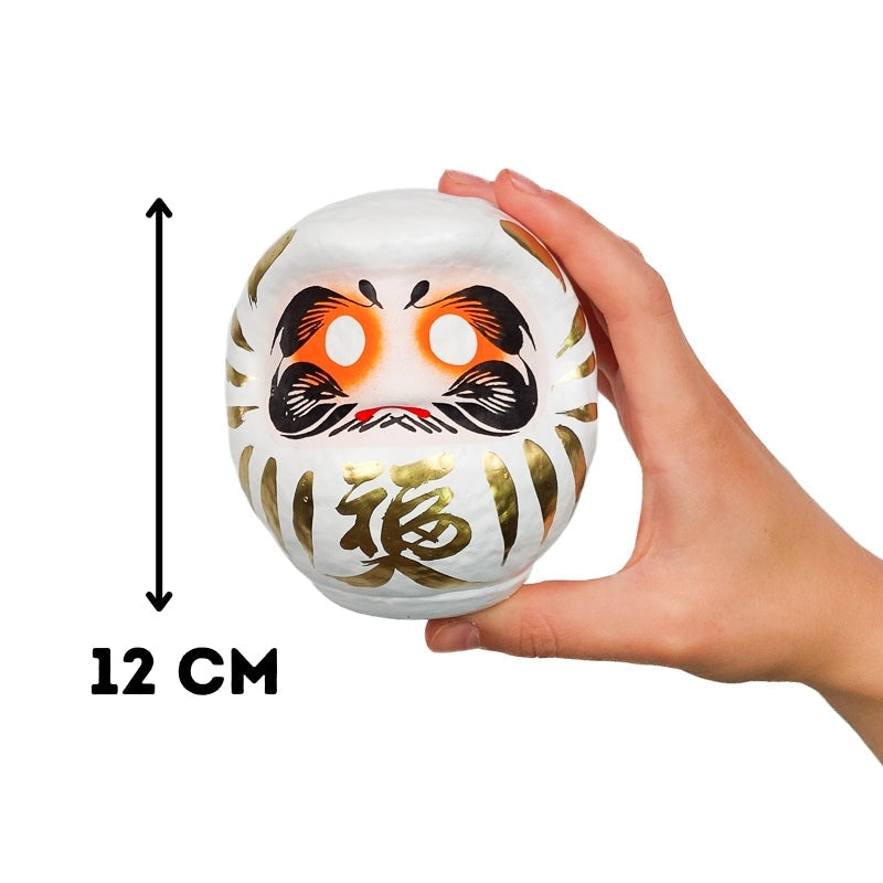 Grand Daruma Blanc - 12 cm