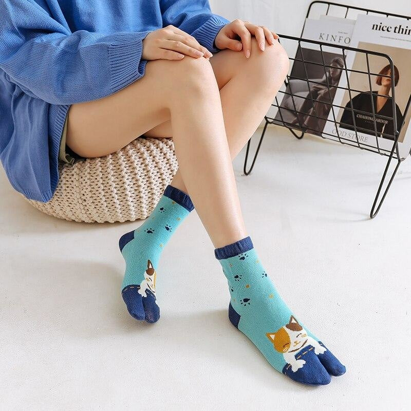 5 Paires Tabi Kawaii - 5 Paires