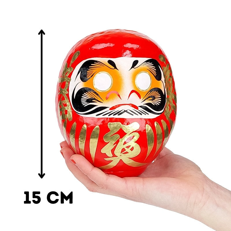 Grand Daruma Rouge - 15 cm