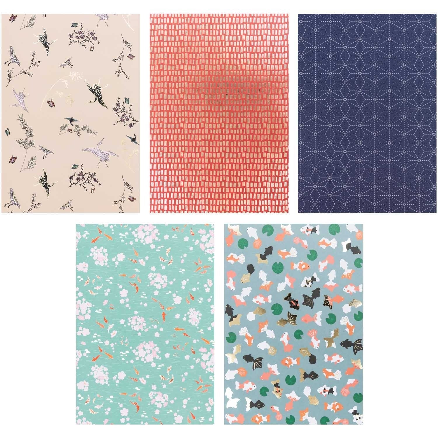 Bloc Papier Motifs Japonais
