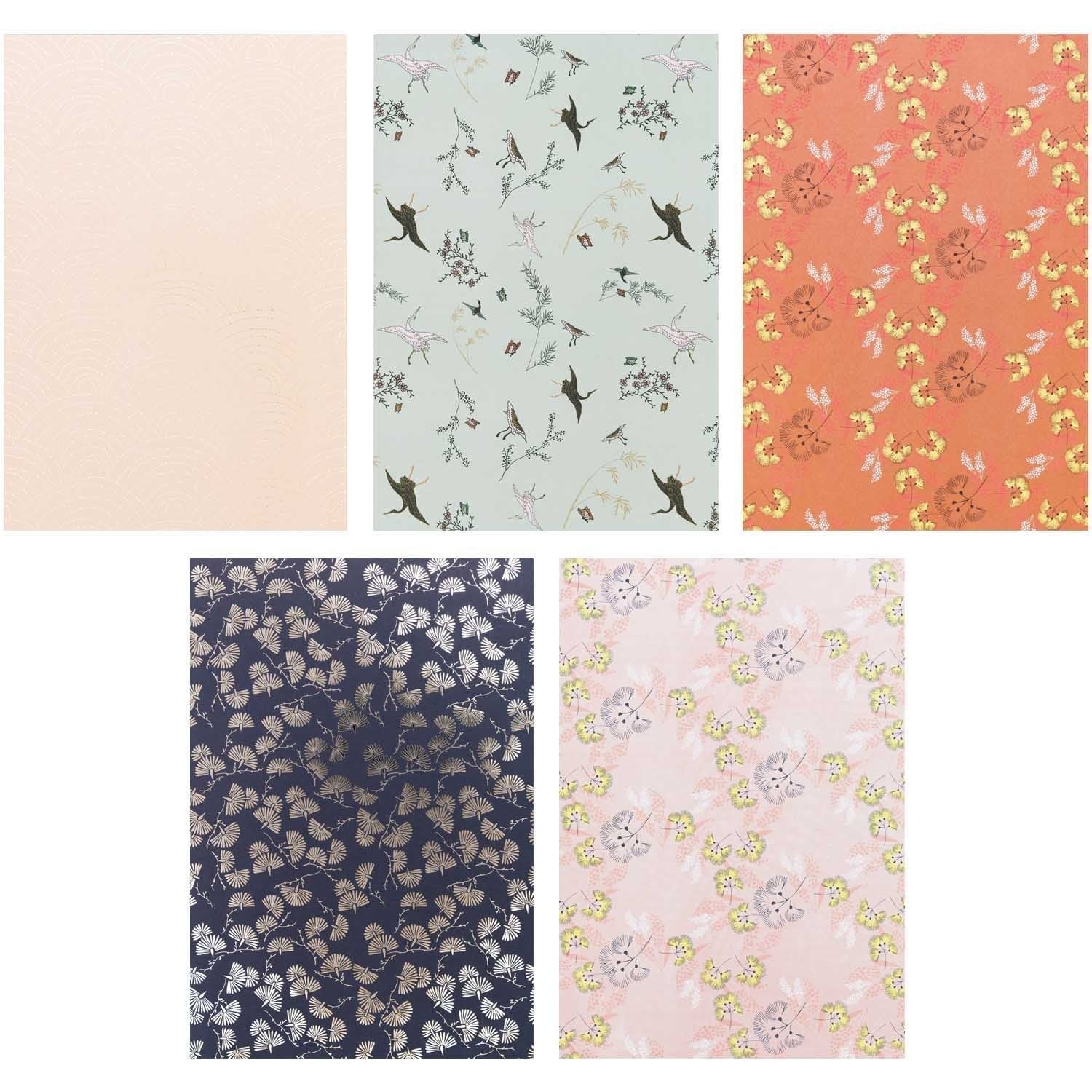 Bloc Papier Motifs Japonais