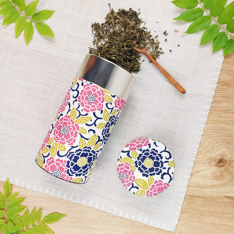 Boîte à Thé Washi Violet