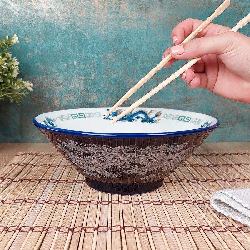 Bol à Ramen Japonais Bleu