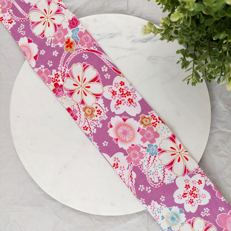 Ceinture Obi Rose Hanami