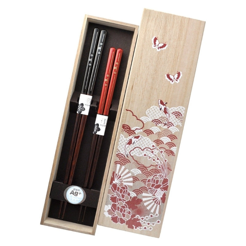 Coffret Baguettes Japonaises Sanshun