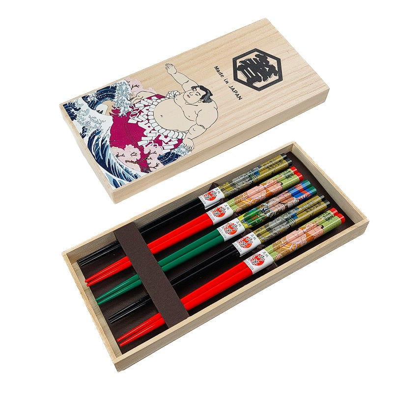 Coffret Baguettes Japonaises Sumo